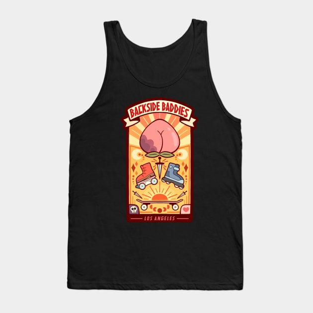 Backside Baddies - SK8 Fortune Tank Top by The Sketch